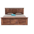 SIRAMIKA Sheesham Wood King Size Bed - front_view