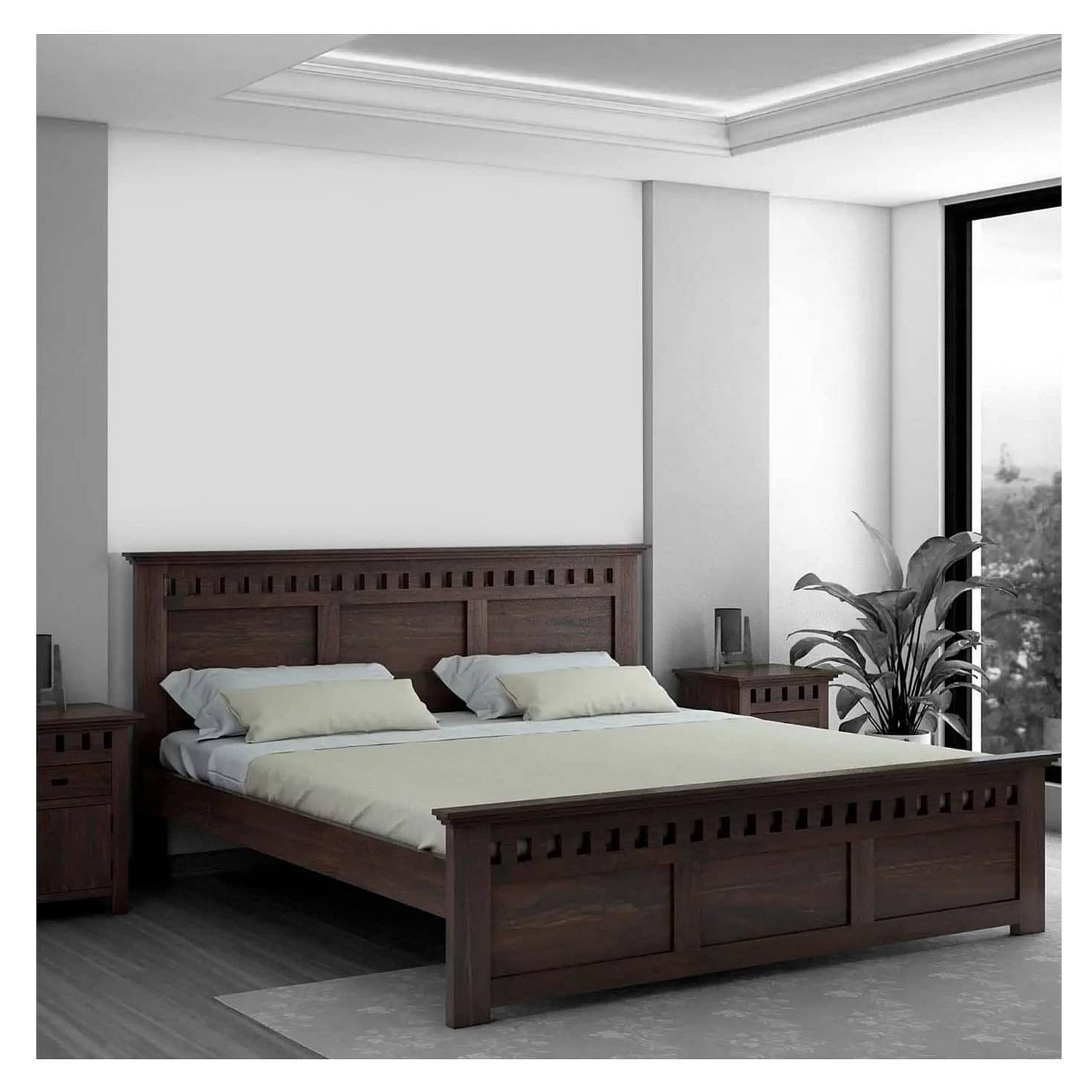 Jacklin Queen Size Bed - Without Storage