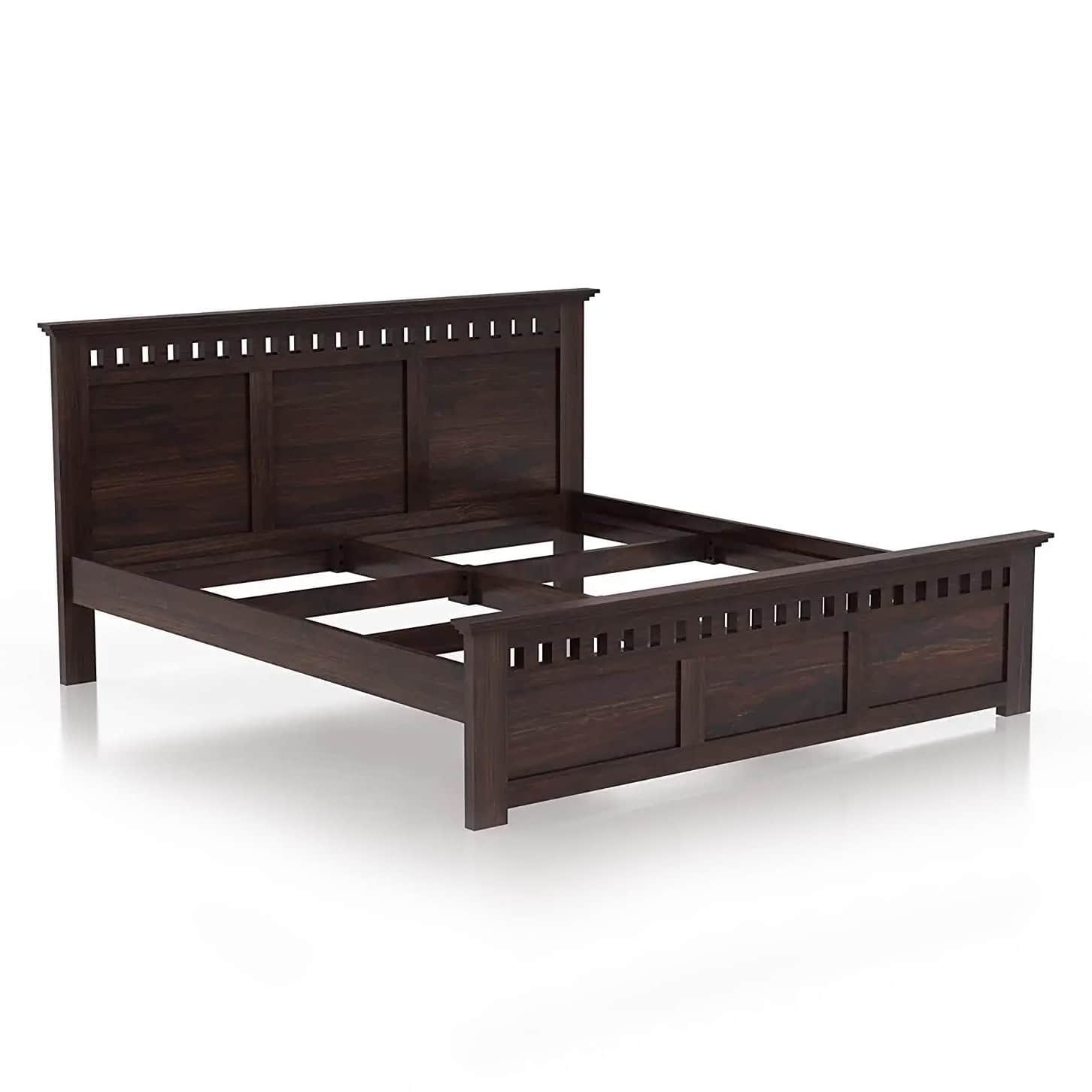 Jacklin Queen Size Bed - Without Storage - left_view