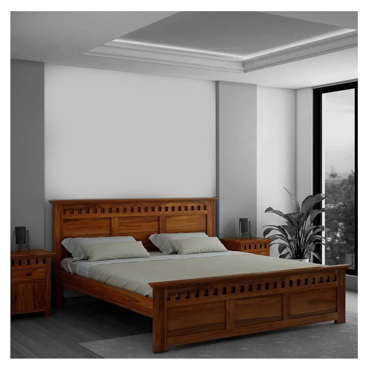 Jacklin Queen Size Bed - Without Storage
