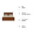 Jacklin Queen Size Bed - Without Storage - top_view
