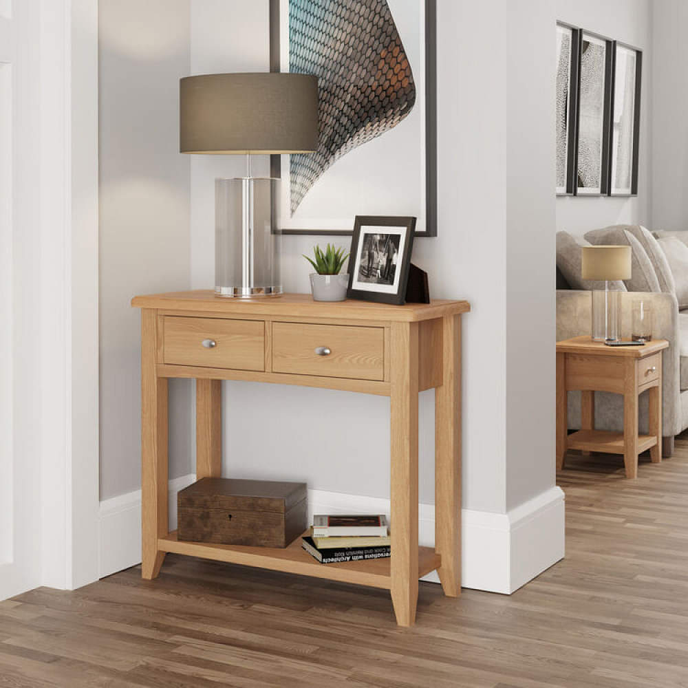Tishya Solid Wood Traditional Console Table - photo