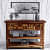 Woodway Console Table in Teak Finish - front_view