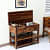 Woodway Console Table in Teak Finish - left_view