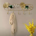Flower Iron Wall Hanging Hook - photo