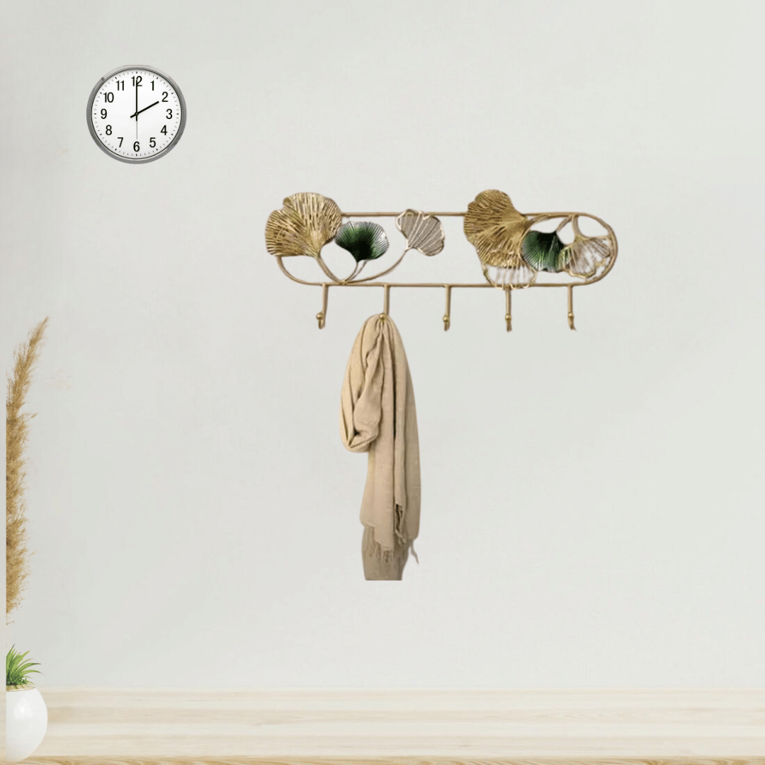 Flower Iron Wall Hanging Hook - top_view