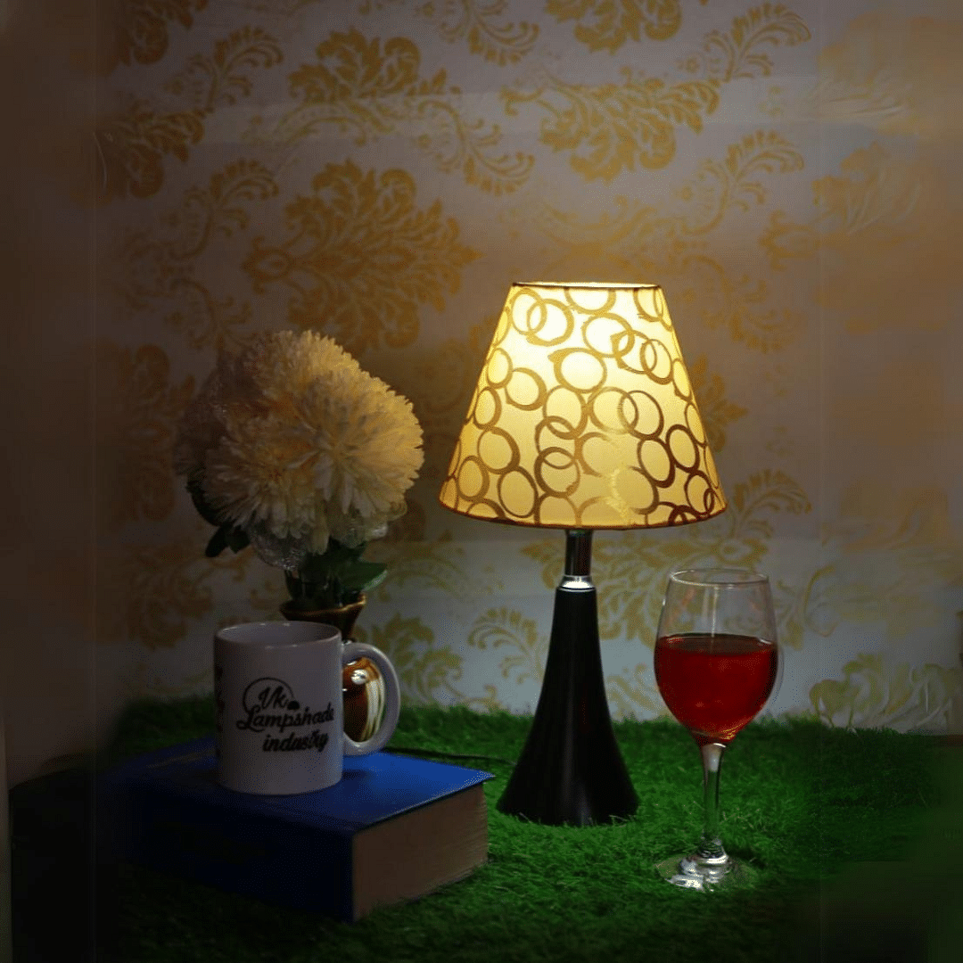 Golden Ring Printed Cone Shade