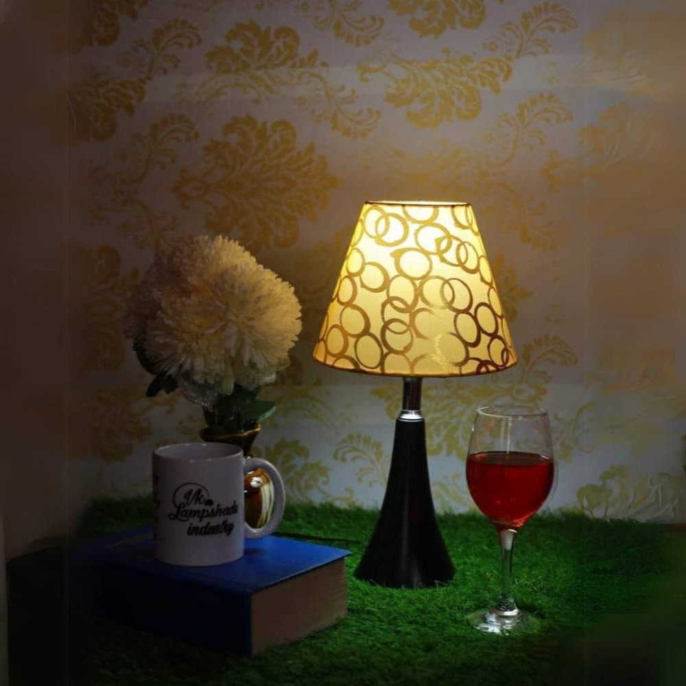 Golden Ring Printed Cone Shade - photo
