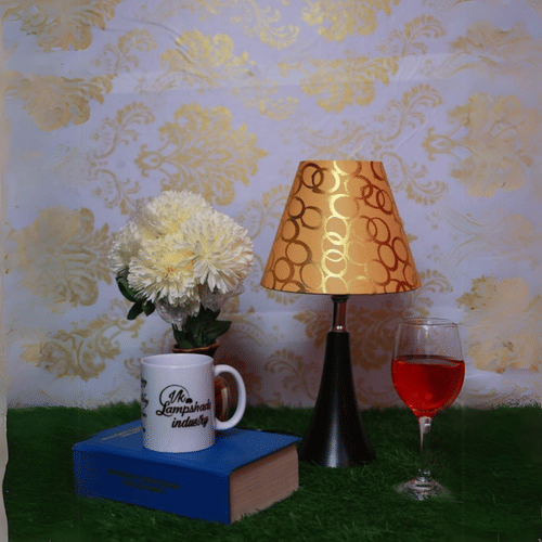Golden Ring Printed Cone Shade