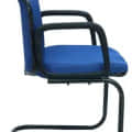 Century Metal Fabric Chair(Blue) - top_view