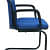 Century Metal Fabric Chair(Blue) - top_view
