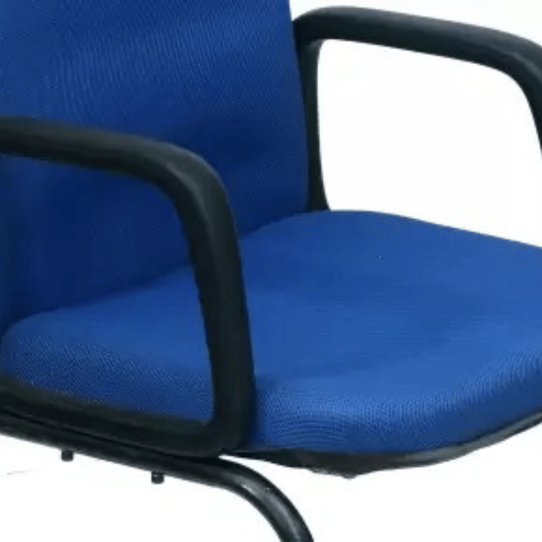 Century Metal Fabric Chair(Blue)