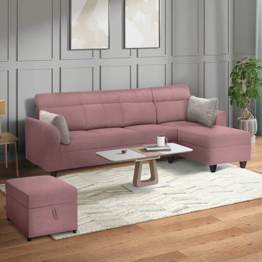 Bingo 5 Seater Fabric Sofa - front_view