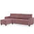 Bingo 5 Seater Fabric Sofa - rear_view