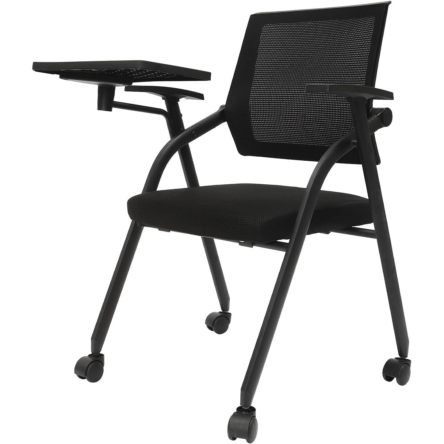 Clint Black Padded Fabric Portable Chairs