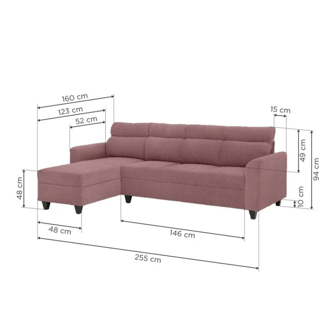 Bingo 5 Seater Fabric Sofa