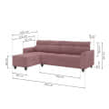 Bingo 5 Seater Fabric Sofa - right_view