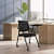 Clint Black Padded Fabric Portable Chairs - photo