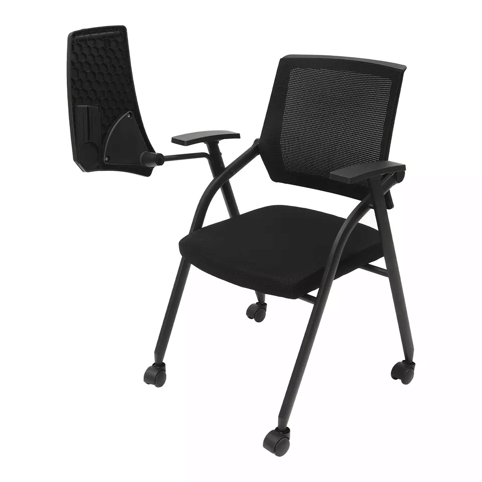 Clint Black Padded Fabric Portable Chairs