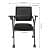 Clint Black Padded Fabric Portable Chairs - right_view