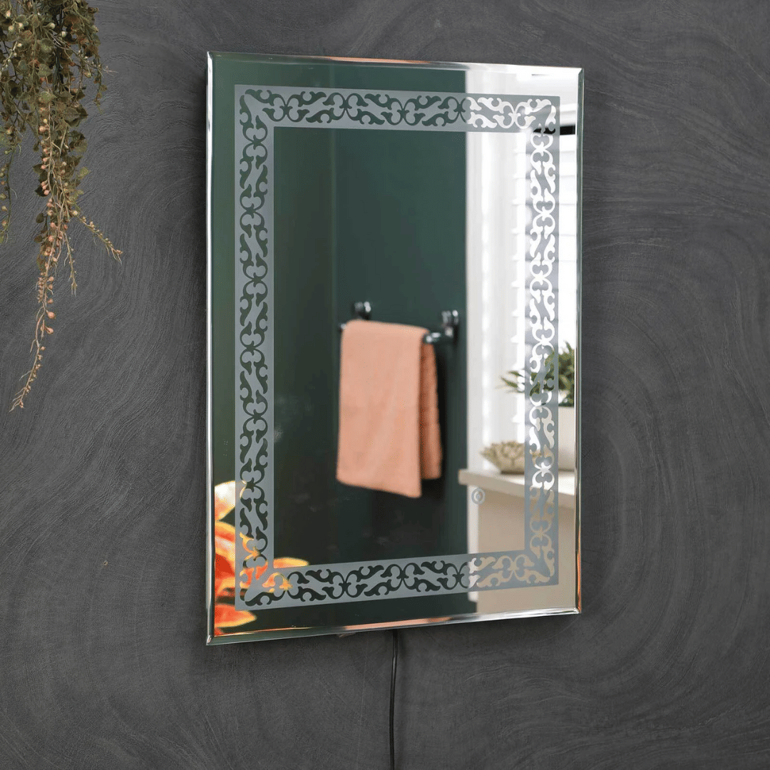 Sconces Glass Touch Sensor LED Mirror - front_view