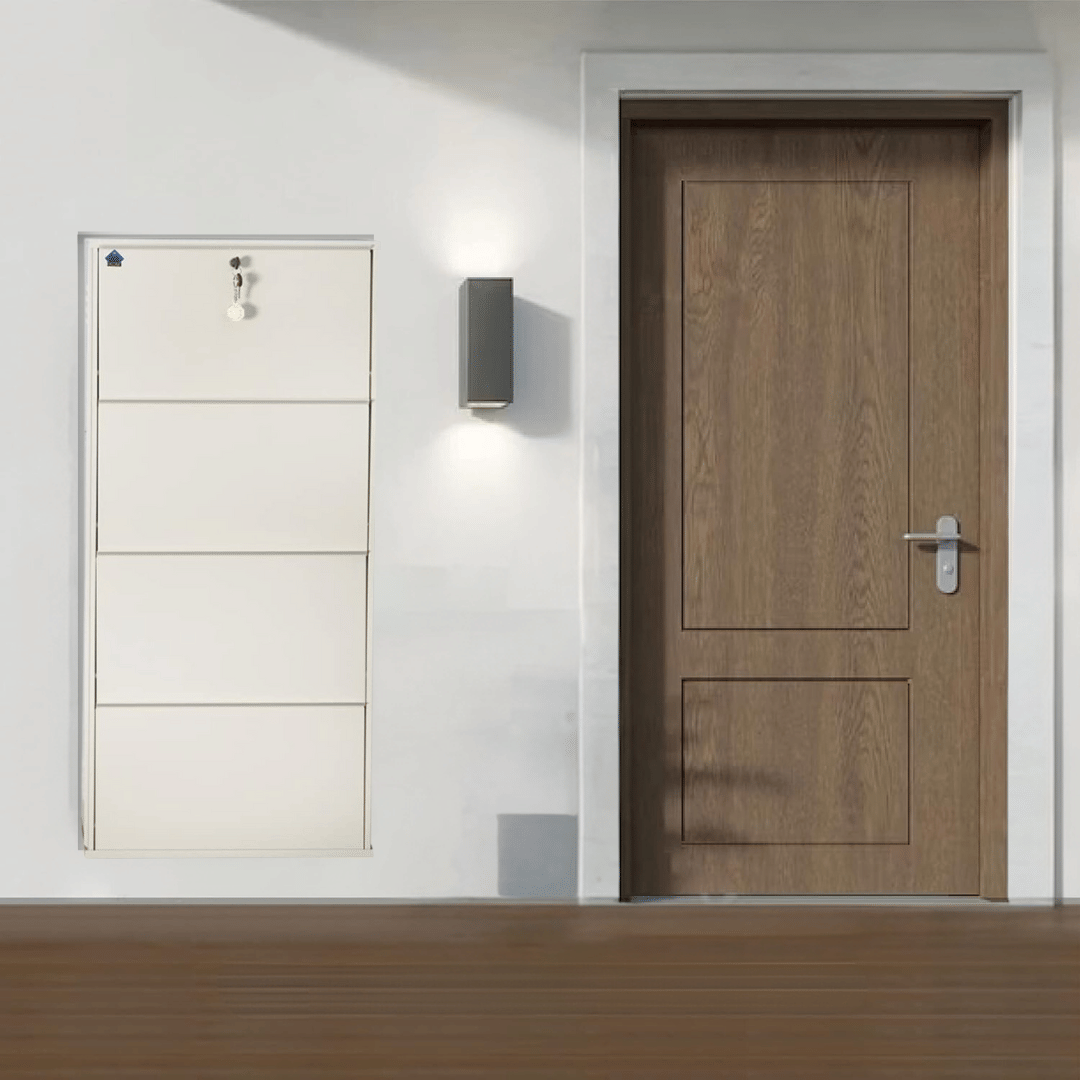 Florine double decker Metal Shoe Rack for Home