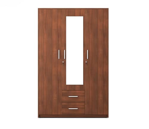 Catalina Engineered Wood 3 Door Wardrobe