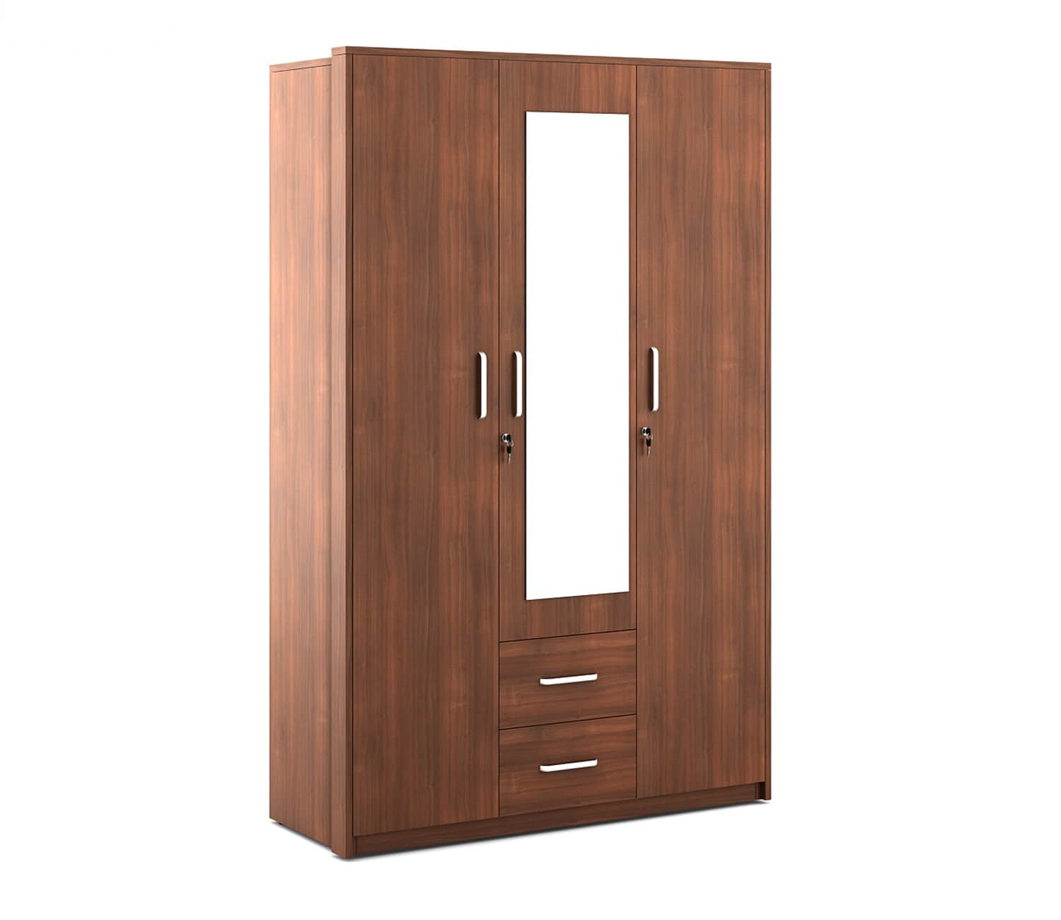 Catalina Engineered Wood 3 Door Wardrobe - top_view