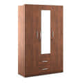 Catalina Engineered Wood 3 Door Wardrobe - top_view