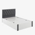 Eva King Size Bed with storage - front_view