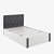 Eva King Size Bed with storage - front_view