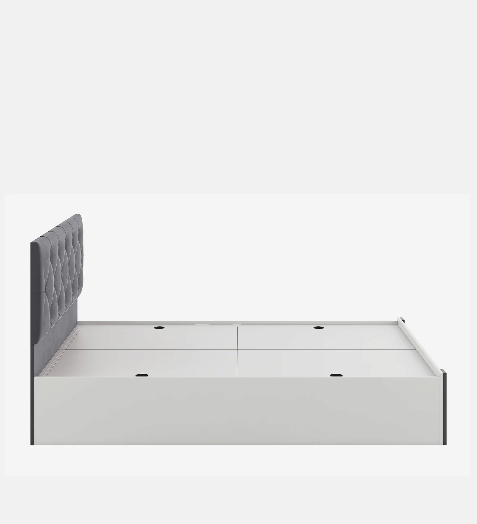 Eva King Size Bed with storage - right_view