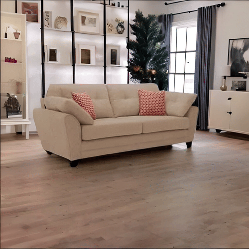 Wooden 6 seater Fabric Sofa Set (3+2+1)