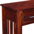 Hana Solid Sheesham Wood Console Table for Living Room - rear_view