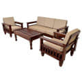Saamenia Solid Wood 5 Seater Sofa Set - front_view