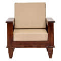 Saamenia Solid Wood 5 Seater Sofa Set - rear_view