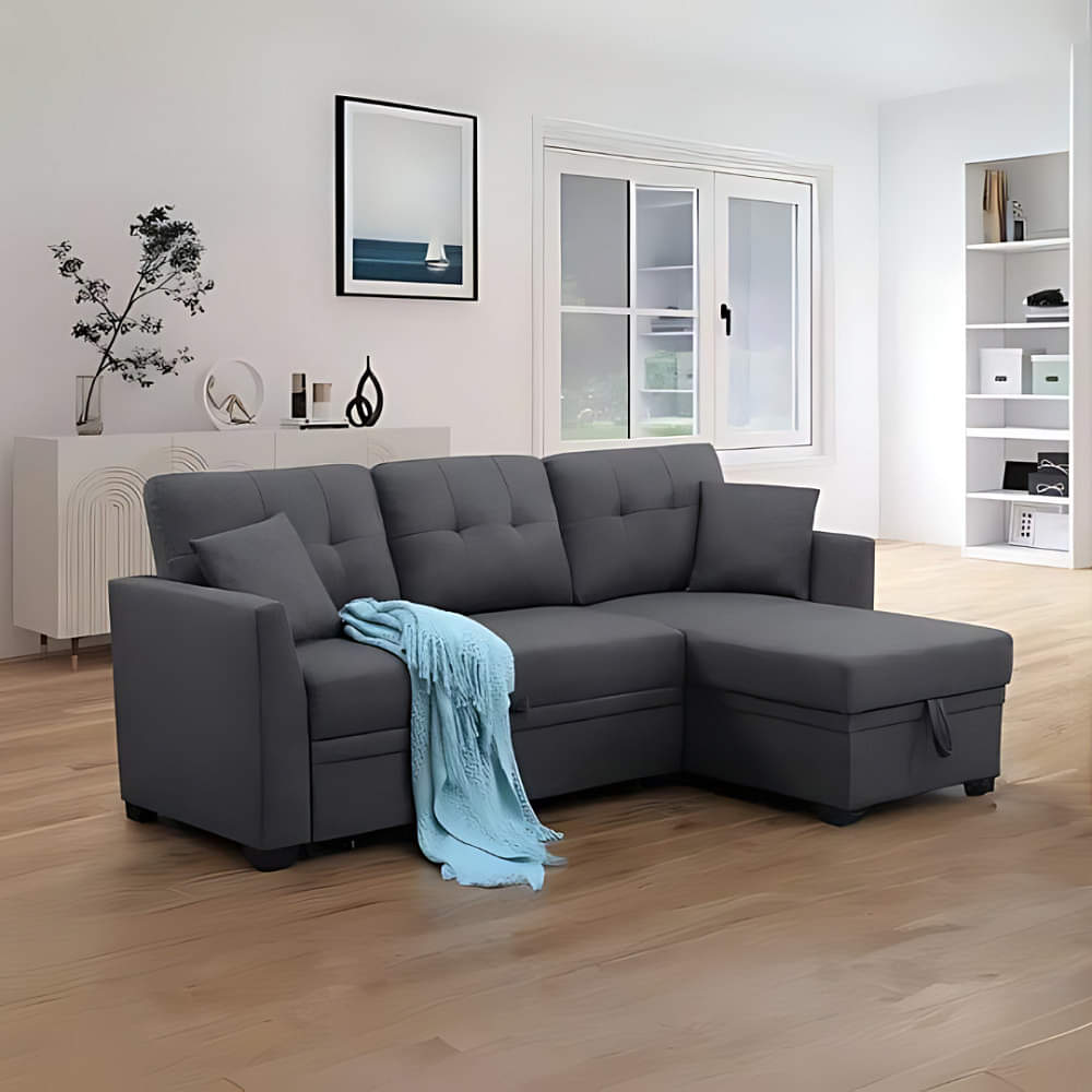 Paddington L shape sofa cum bed - photo