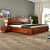 Osaka Solid Wood King Size Bed - photo
