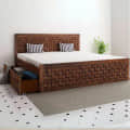Malawi Sheesham Rosewood Wooden King Size Bed - photo