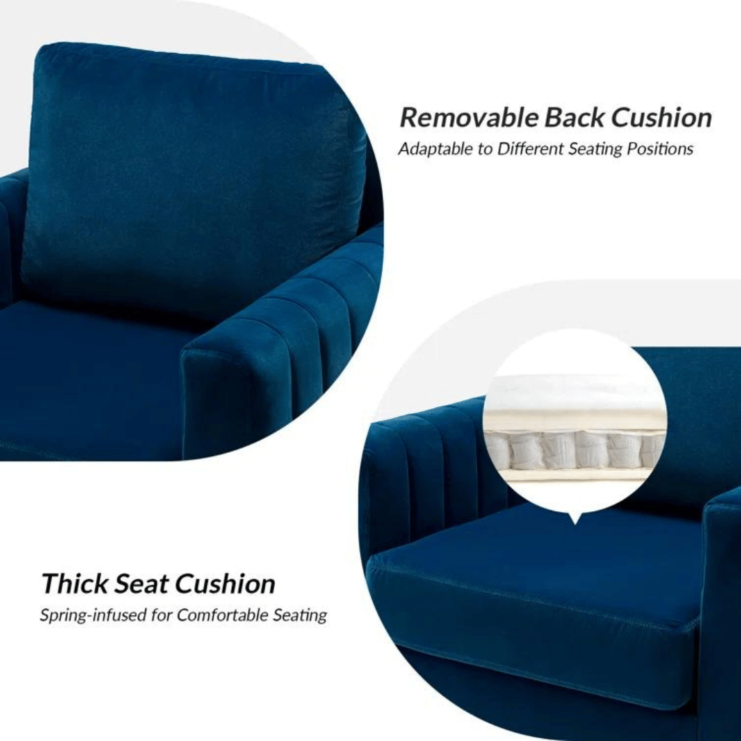 Bristo Upholstered Velvet Club Chair