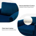 Bristo Upholstered Velvet Club Chair - top_view