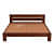 Morgen King Size Bed In Sheesham Wood - front_view