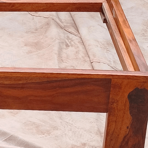 Morgen King Size Bed In Sheesham Wood