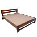 Morgen King Size Bed In Sheesham Wood - rear_view