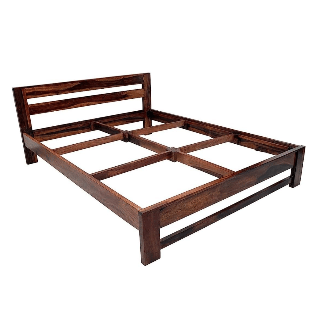 Morgen King Size Bed In Sheesham Wood