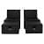 4 Piece Outdoor-Indoor Patio Conversation Set - rear_view