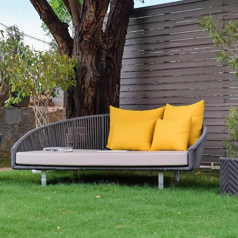 Outdoor Daybed Made In Rope Sun Bed - photo