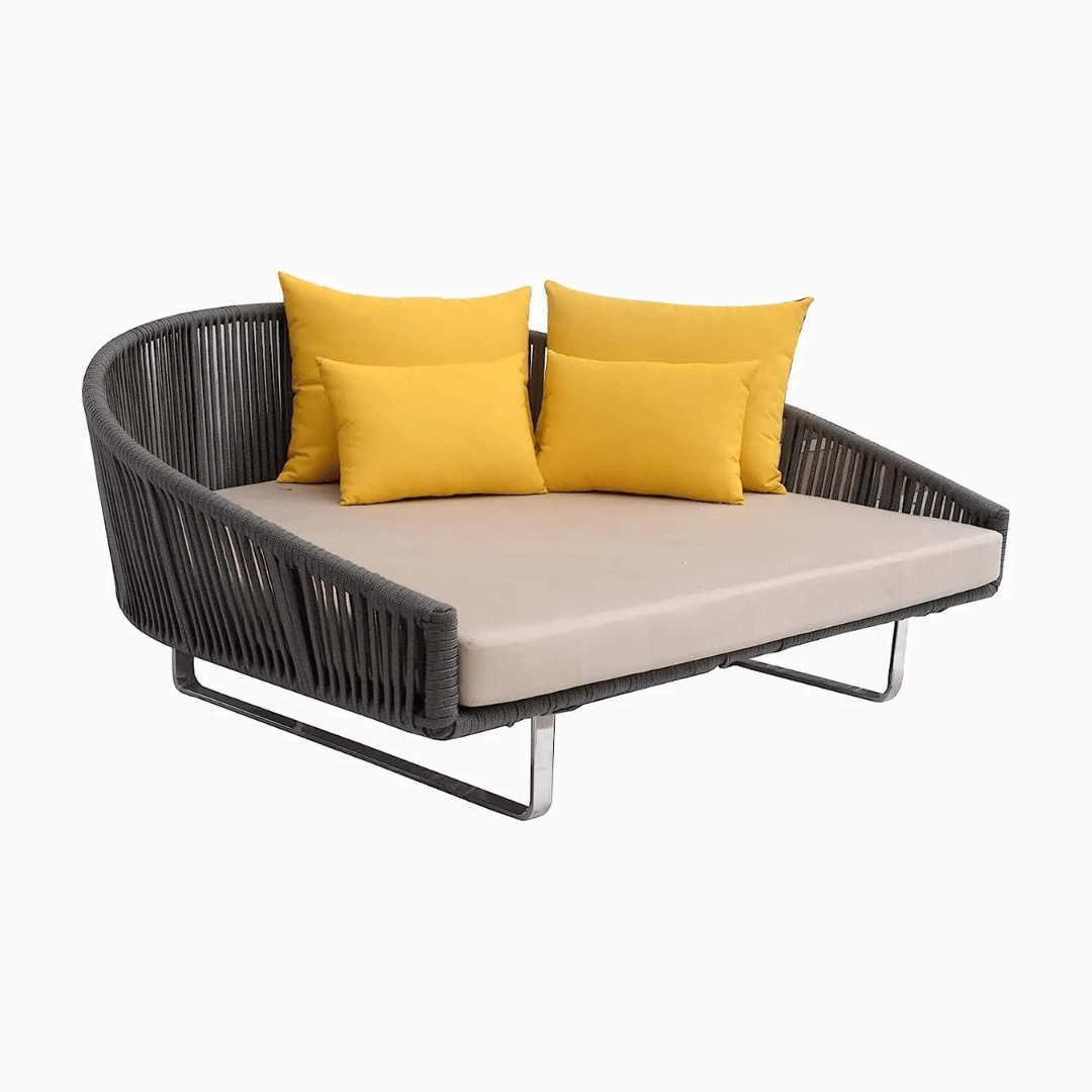 Outdoor Daybed Made In Rope Sun Bed