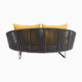 Outdoor Daybed Made In Rope Sun Bed - rear_view