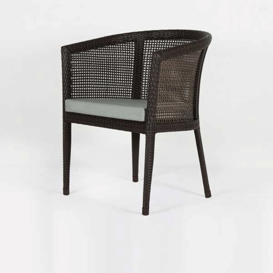 Outdoor Wicker Stackable Set - rear_view